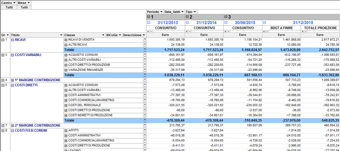 software reporting direzionale